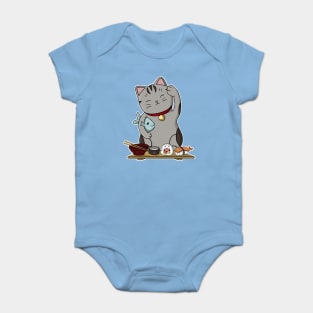 Lucky cat Baby Bodysuit